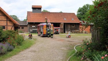 B2 Werkstattbrand in Beedenbostel am 16.06.2025
