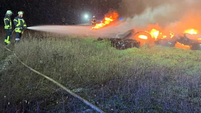Reifenbrand DEA-Straße Spechtshorn
