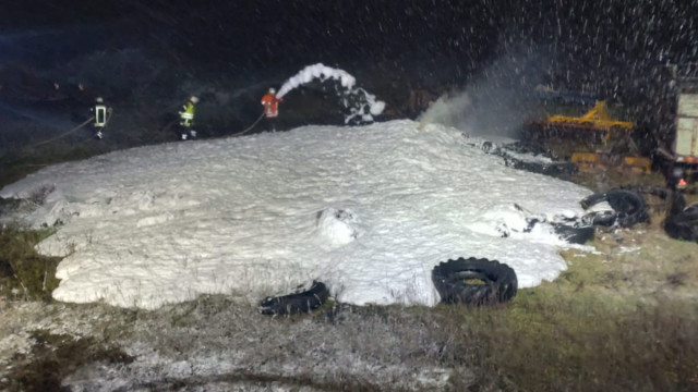 Reifenbrand DEA-Straße Spechtshorn