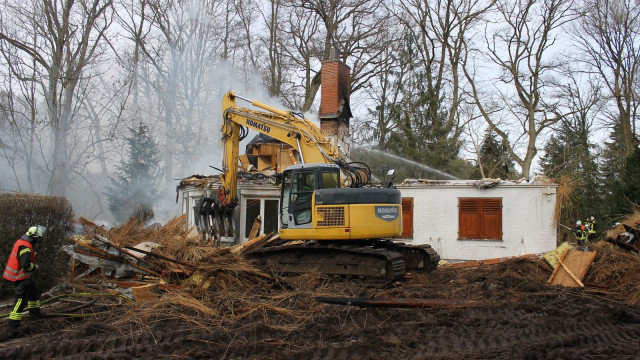 Reetdachbrand Jarnsen