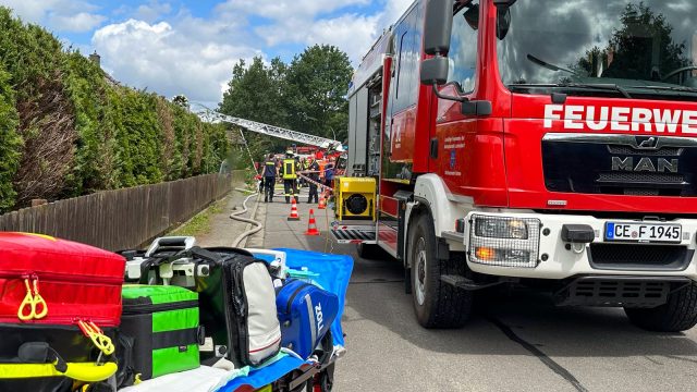 Brand Wohnhaus in Lachendorf am 05.08.2023