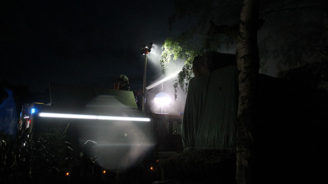 Strohballenbrand am 12.08.2023