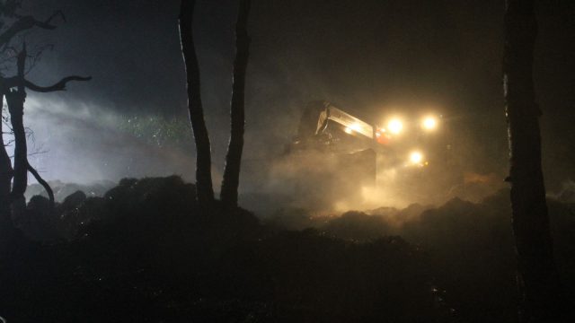 Strohballenbrand am 12.08.2023