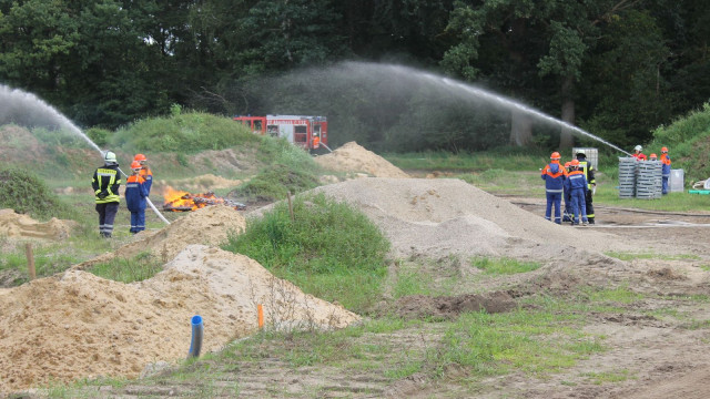 Jugendfeuerwehr 24h Workshop - Löschen Brandstelle