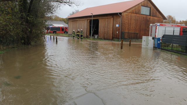 Hochwassereinsatz in Ahnsbeck - Altencellerweg