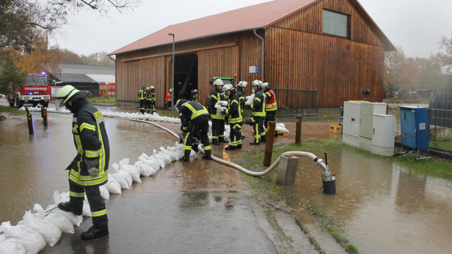 Hochwassereinsatz in Ahnsbeck - Altencellerweg