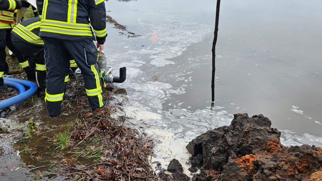Schmutzwasserpumpe in Gockenholz am 23.12.2023