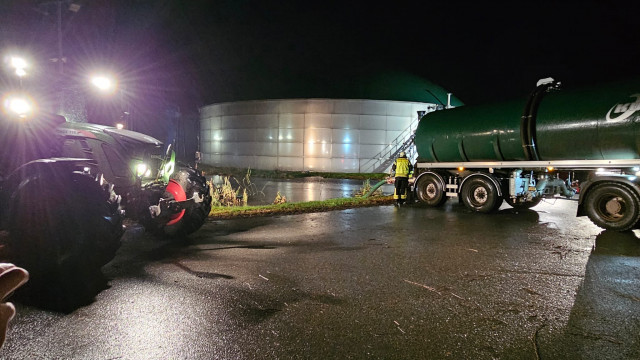 Gockenholzer Weg Biogasanlage am 24.12.2023