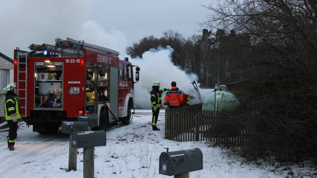 Brand Wohnheim in der Jarnser Straße