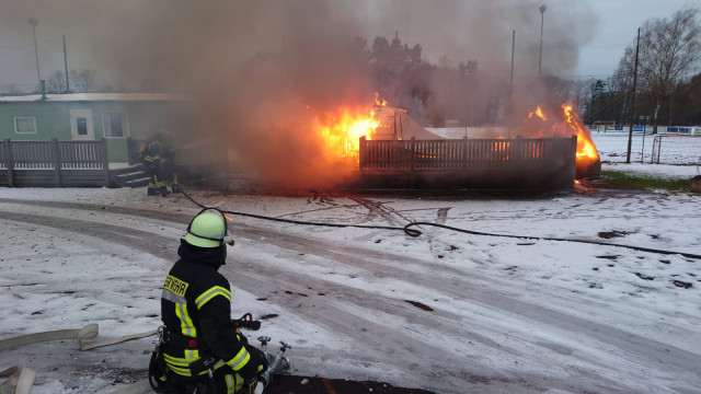 Brand Wohnheim in der Jarnser Straße