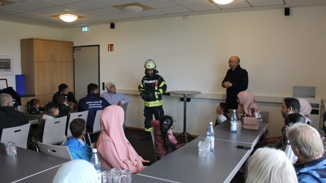 Im Gruppenübungsraum der FF Lachendorf