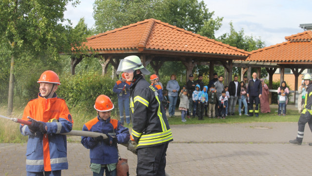 Vorführung der Jugendfeuerwehr