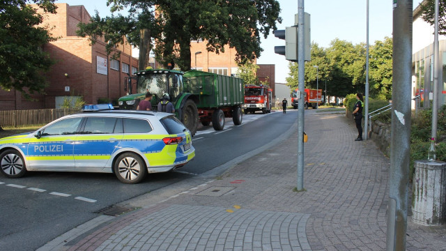 Ölspur Ahnsbecker Straße am 06.08.2024