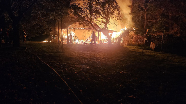 Schuppenbrand in Beedenbostel am 20.10.2024