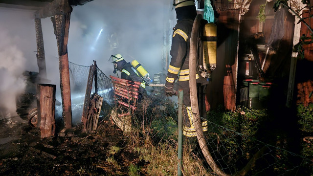 Schuppenbrand in Beedenbostel am 20.10.2024